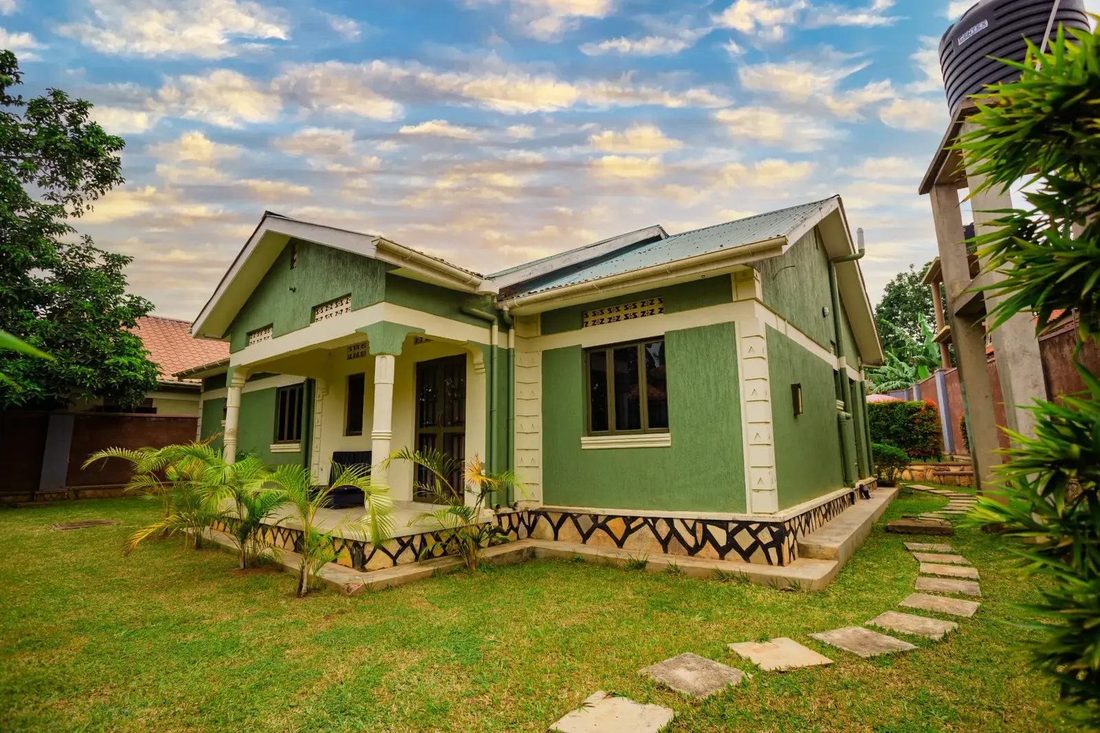 Cottage exterior at Solblu Cottages