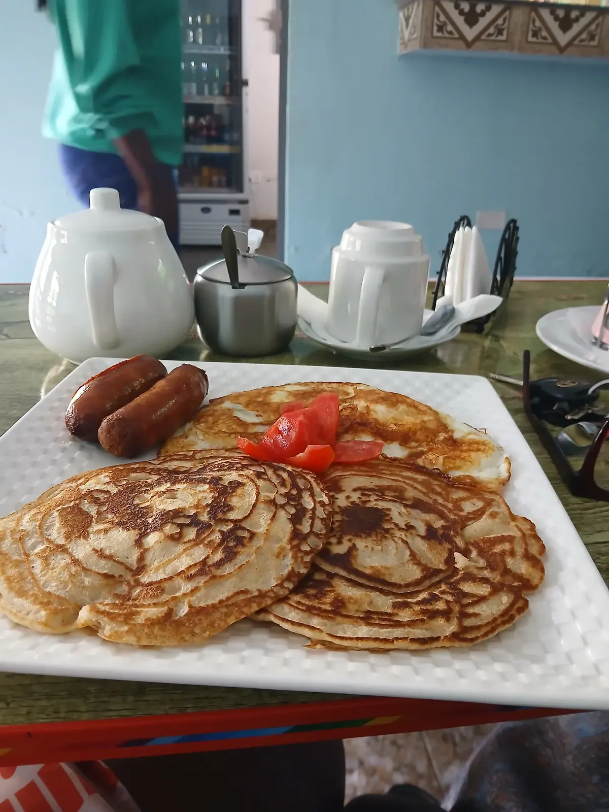 Breakfast Favourites food at Solblu Cottages Kira Kito