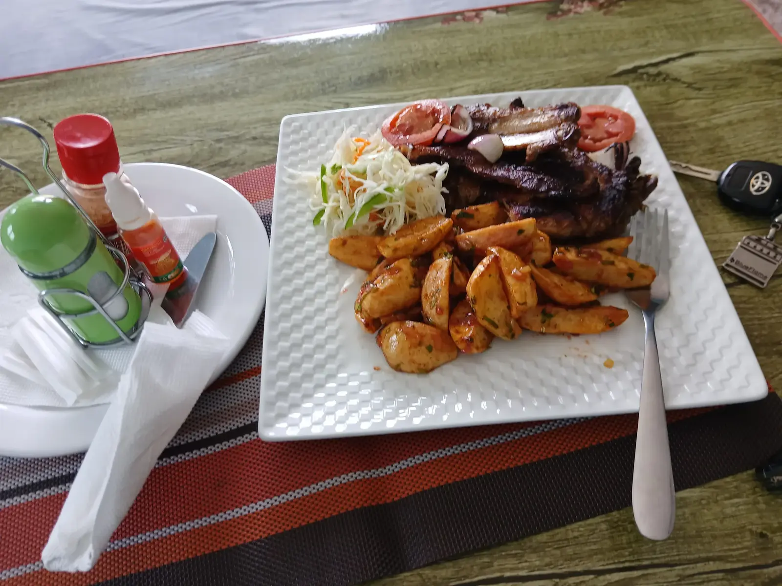 Grills & Specialities food at Solblu Cottages Kira Kito
