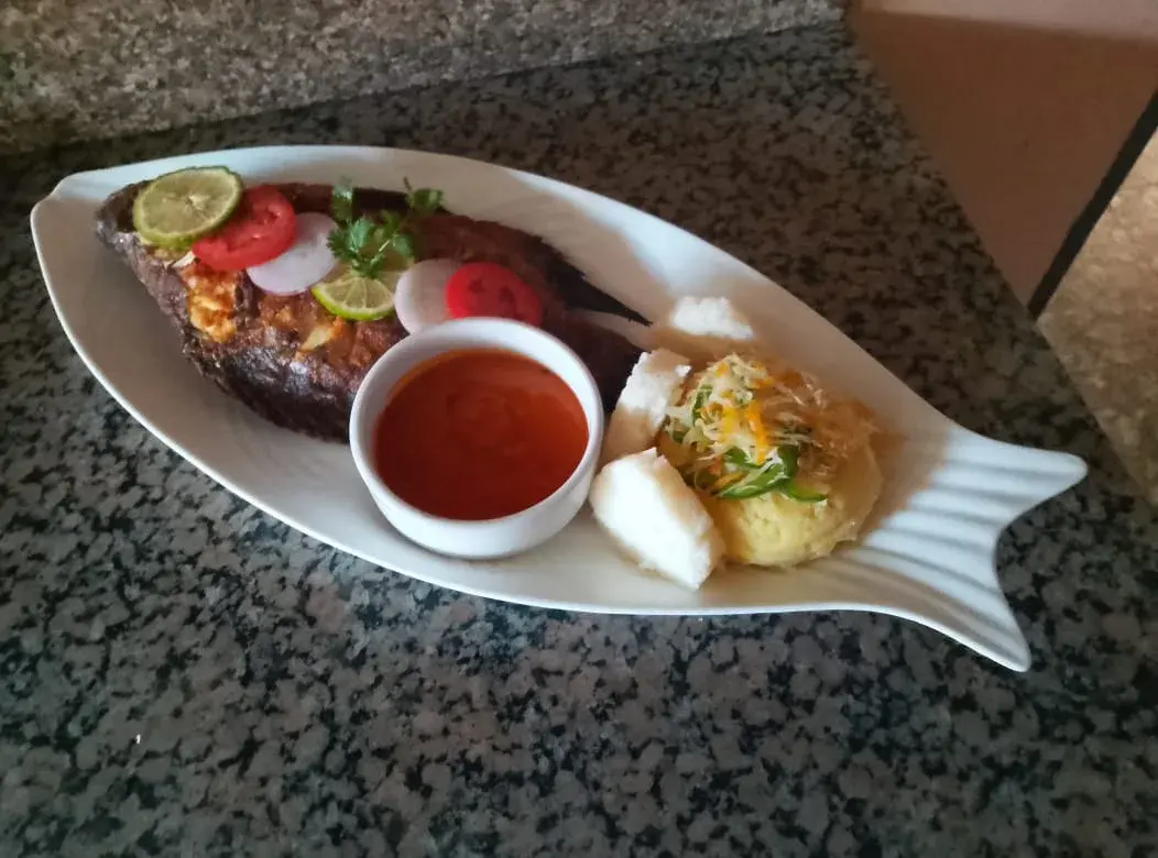 Chef's Catch food at Solblu Cottages Kira Kito